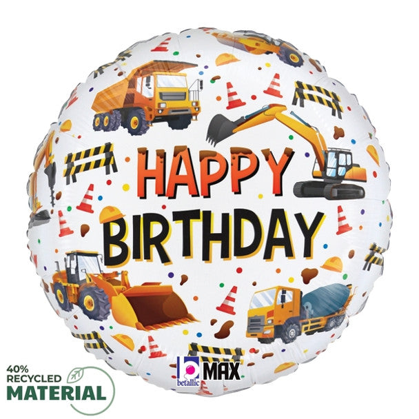 18" Happy Birthday Construction