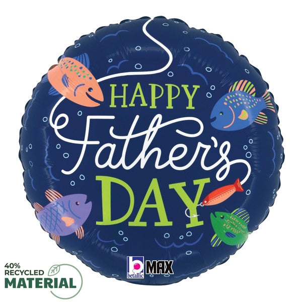18" Happy Father's Day Fishing