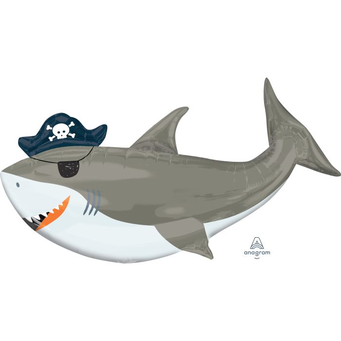 Ahoy Birthday Shark Balloon