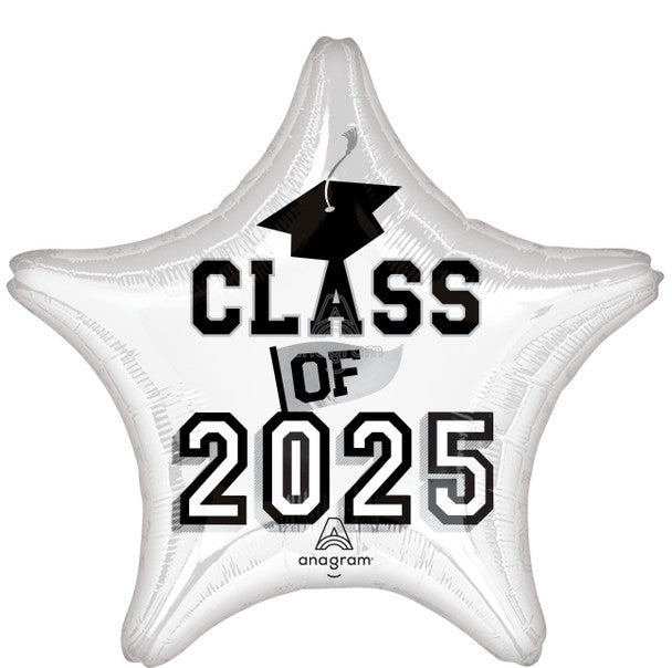 19" Class of 2025 White Star