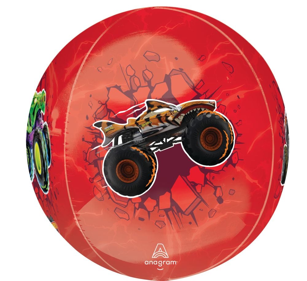 Orbz Hot Wheels Monster Trucks Balloon