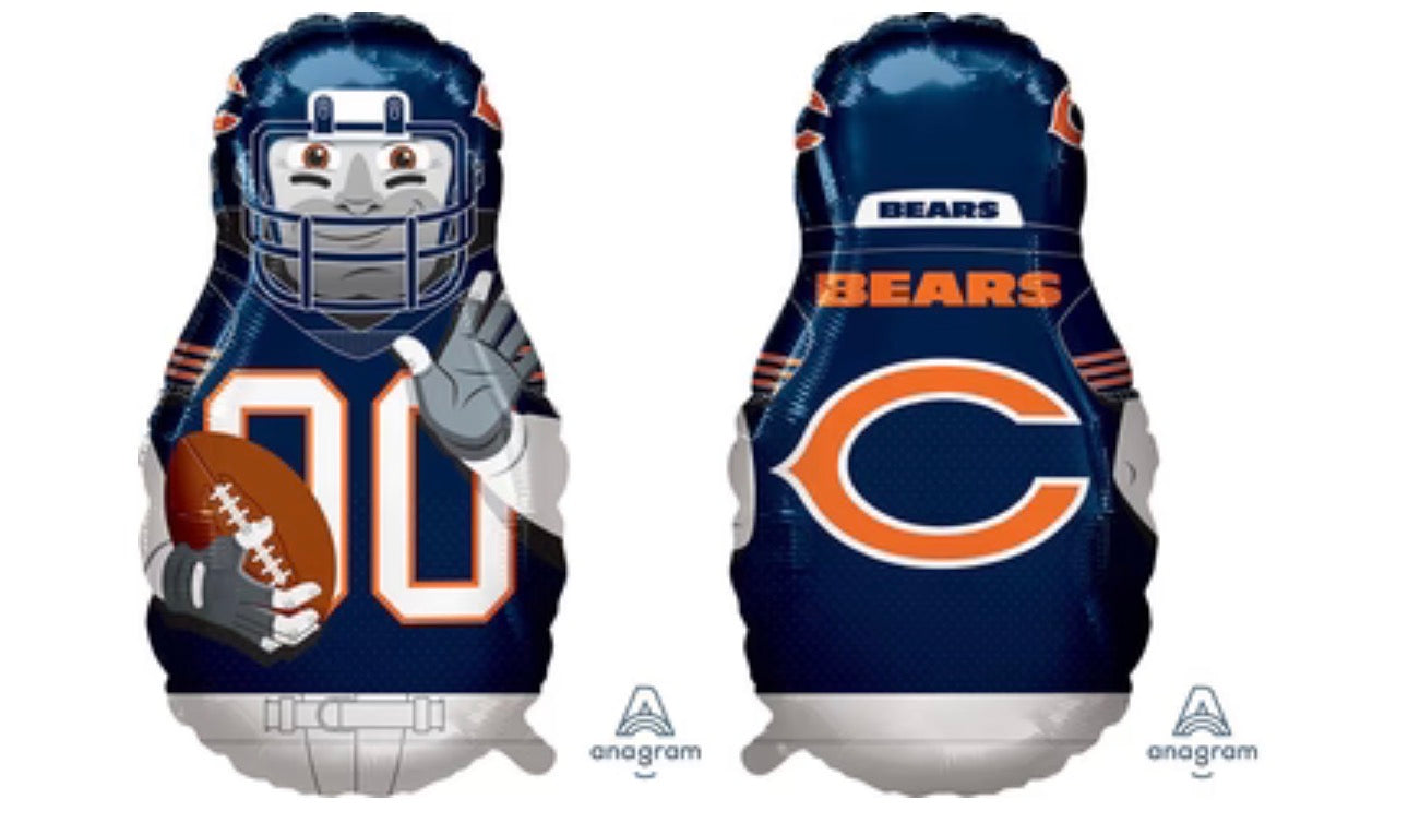 39" NFL Football Player Chicago Bears Foil Balloon