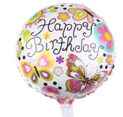 Happy Birthday Party Aluminum Foil Balloons 18"