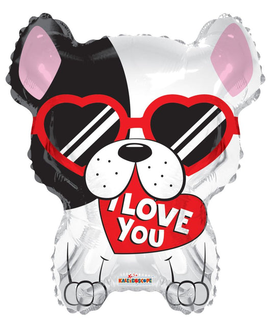 18" Love Dog Shape Balloon