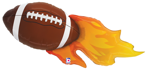 40" Sports Football Flames