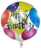 18" Happy Birthday Balloon