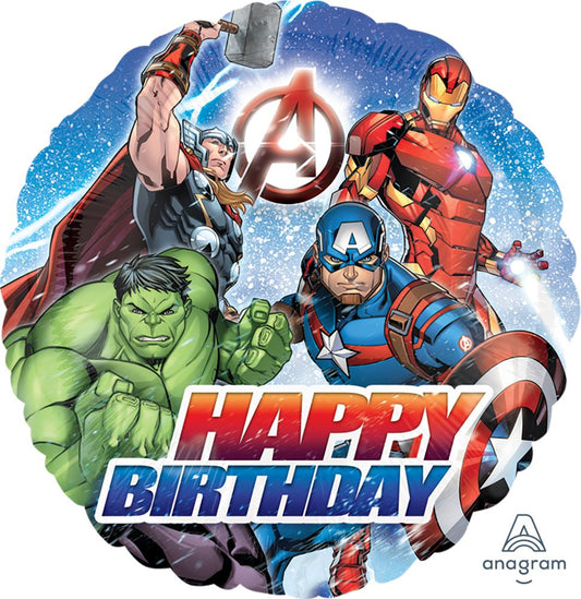 18" Avengers Happy Birthday Balloon