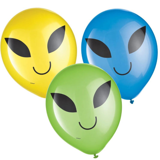 Alien Latex Balloons