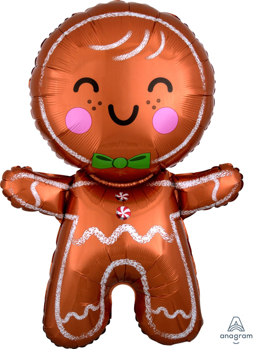 31" Happy Gingerbread Balloon