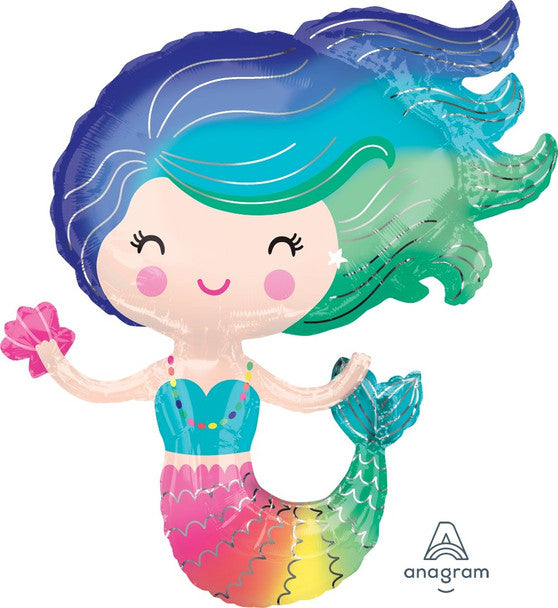 30"A Mermaid Colorful