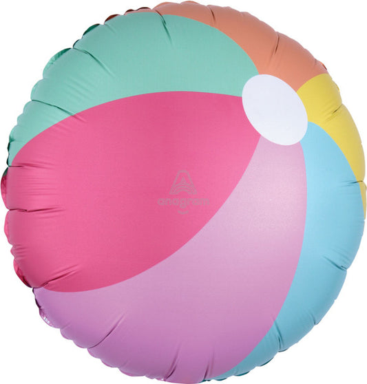 18" Beach Ball Foil Balloon