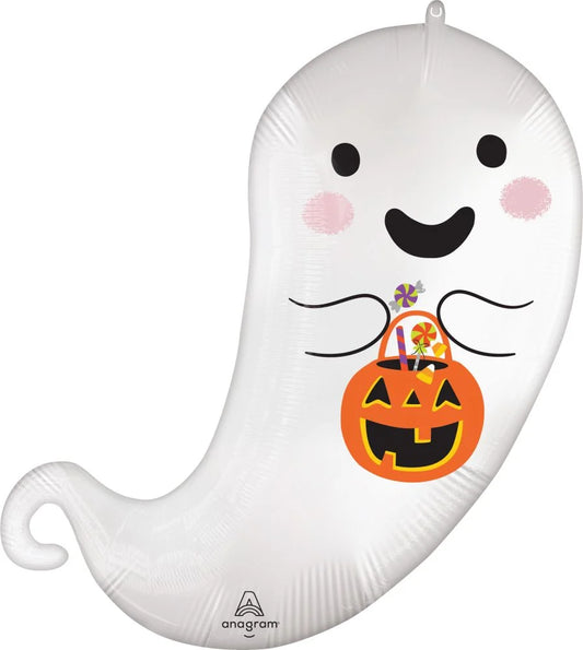 27" Trick or Treat Ghost Balloon