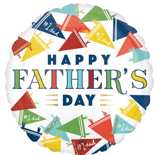18" Happy Father's Day Foil Balloon