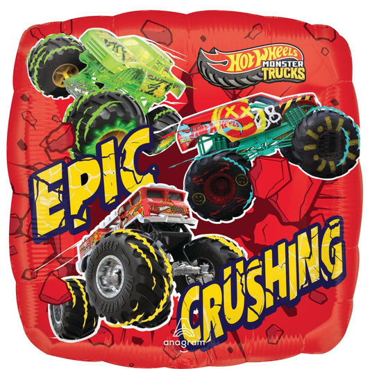 18" Hot Wheels Monster Trucks Balloon