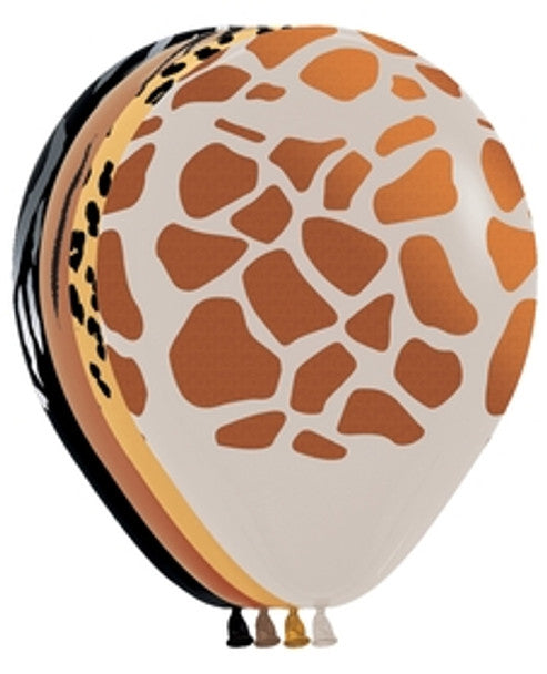 11" Animal Safari Print