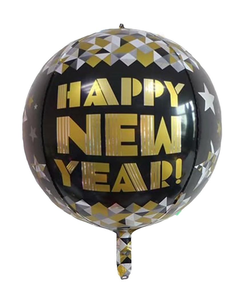 22" Happy New Year Round Foil