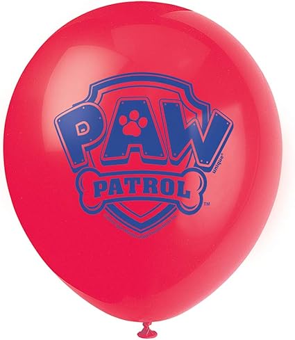 12" Paw Patrol Latex Balloon