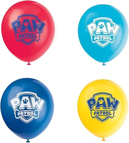 12" Paw Patrol Latex Balloon