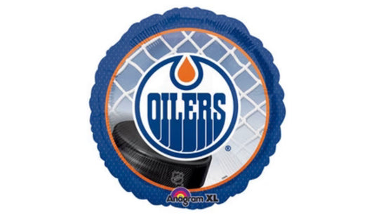 18" NHL Hockey Edmonton Oilers Mylar Balloon