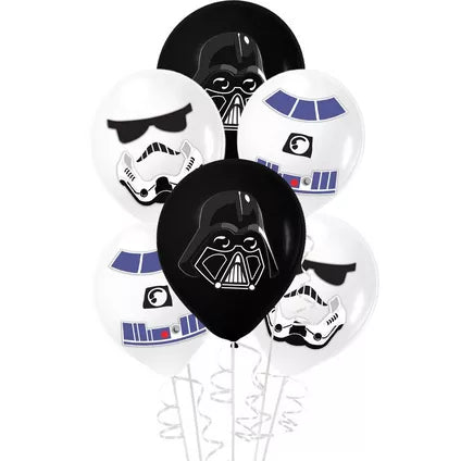 6ct, Star Wars Galaxy of Adventures Latex Balloon Decorating Kit