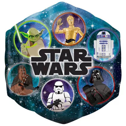 Star Wars Galaxy of Adventures Hexagonal Foil Balloon