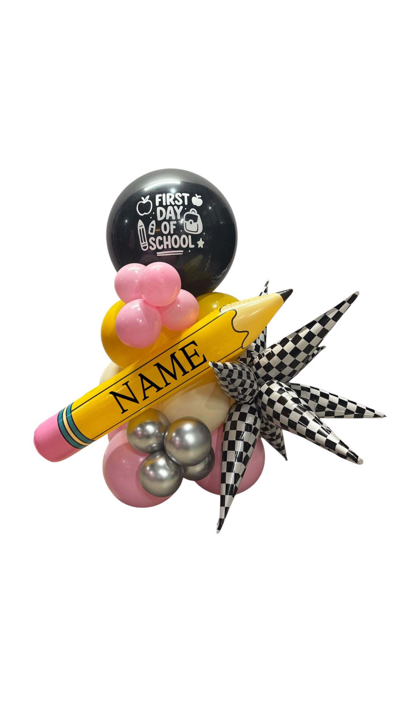 Pink Mini Back To School Columns