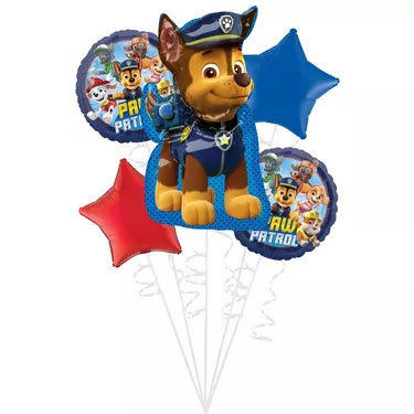 Paw Patrol Balloon Bouquet, 5pc