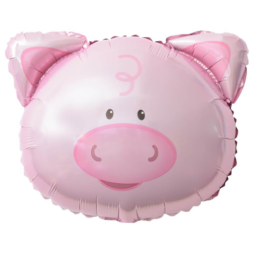 18" Pig Head Balloon