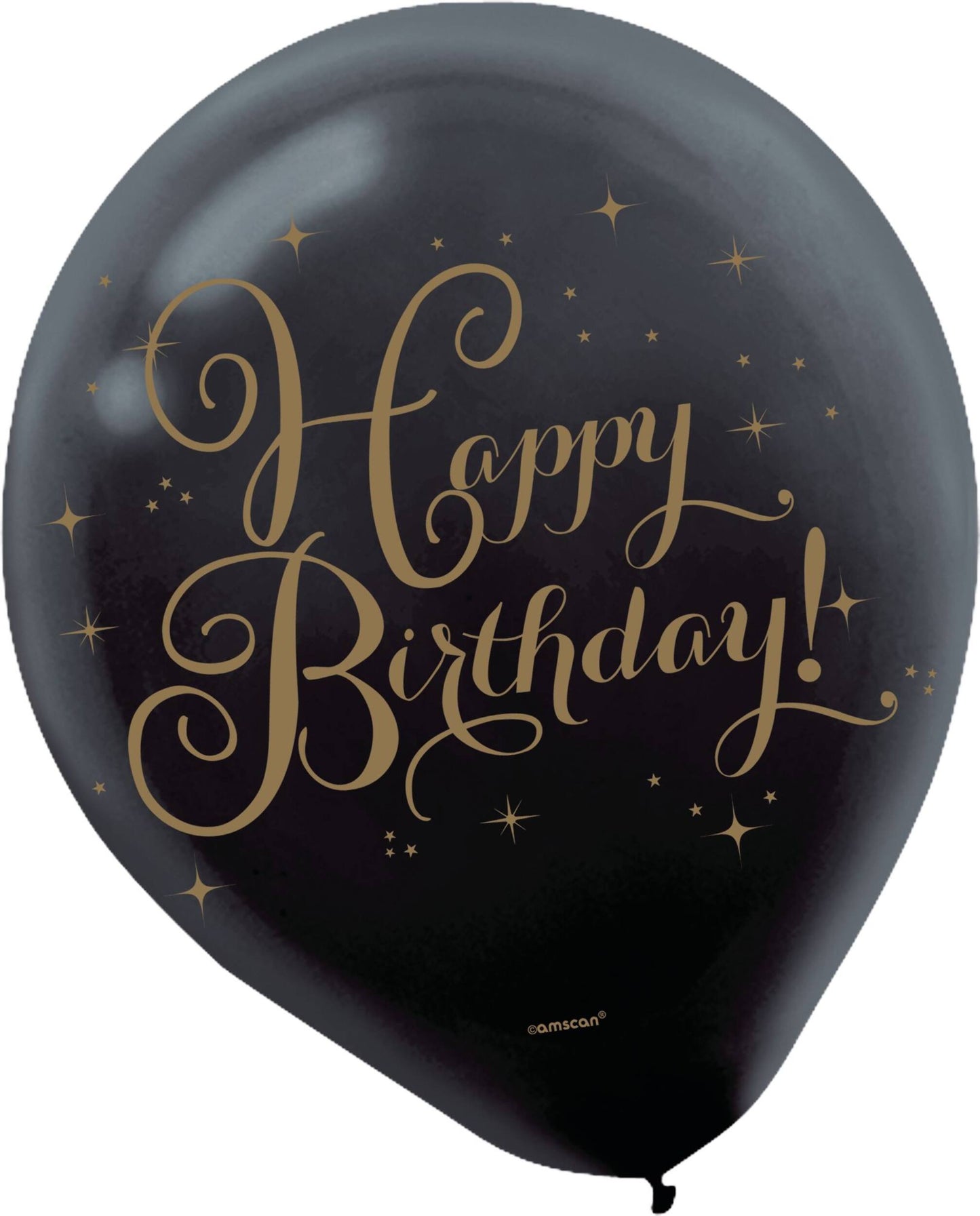 "Happy Birthday" Round Latex Balloon