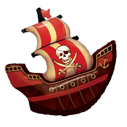 24" Pirate Ship Foil Balloon